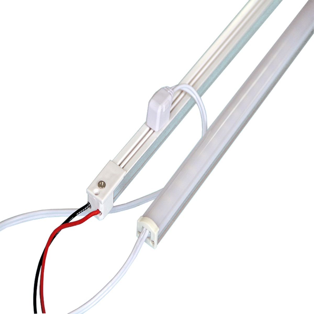 货架LETOU.COM带导轨led层板灯条带磁铁LED货架灯条